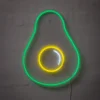 BRIGHT DESIGN Neonskilt Avocado H. 42 x B. 32 cm| Indendørs Væglamper