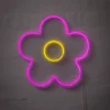BRIGHT DESIGN Neonskilt Blomst Ø33 cm| Indendørs Væglamper
