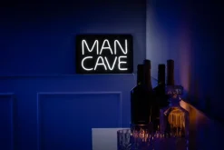 BRIGHT DESIGN Neonskilt Man Cave H. 28 x B. 41 cm| Indendørs Væglamper