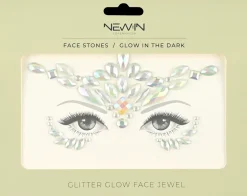 NEW IN NEW:IN Facestone Glow in the dark assorteret| Kosmetik Og Personlig Pleje