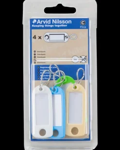 Arvid Nilsson Nøglemærke i plast 4-pak| Kroge Og Ophæng