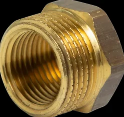 Nippelmuffe 3/4'' x 1/2'' - messing| Rør Og Fittings