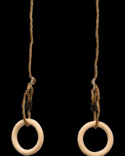 Nordic Play Active Gymnastikringe i træ Ø15,8 cm| Gynger, Legehuse Og Sandkasser