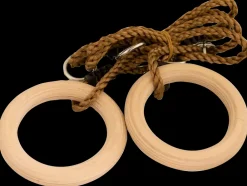 Nordic Play Active Gymnastikringe i træ Ø15,8 cm| Gynger, Legehuse Og Sandkasser