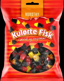 NORDTHY Kulørte fisk 170 g| Slik