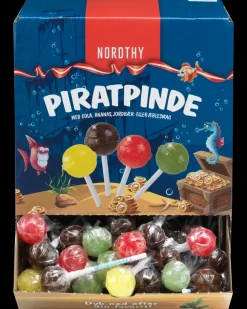 NORDTHY Slikkepinde Piratpinde 90 stk| Slik