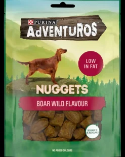 Adventuros Nuggets godbidder - 90 g| Hundefoder, Kattemad Og Godbidder