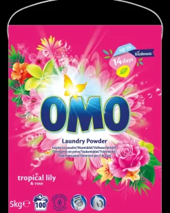 Omo Vaskepulver Tropical Lily & Rose 5 kg| Vaskemidler