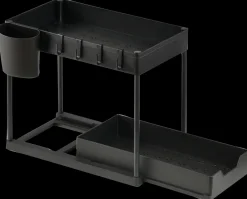 Sjöbo Home Opbevaringsstativ med 2 hylder| Garderobe Og Opbevaring