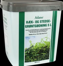 Adano Organisk hæk- og stedsegrøntgødning 5 L| Gødning Og Jord