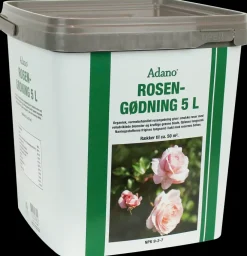 Adano Organisk rosengødning 5 L| Gødning Og Jord