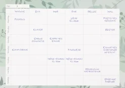Organize Familieugekalender A3 - ass. varianter| Kontorartikler