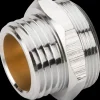 Overgangsnippel 24 mm x 1/2" - krom| Rør Og Fittings