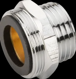 Overgangsnippel 24 mm x 1/2" - krom| Rør Og Fittings