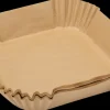 SJÖBO Papirform til airfryer 16 x 16 cm 50 stk.| Husholdningsartikler