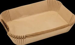 SJÖBO Papirform til airfryer 22 x 14 cm 50 stk.| Husholdningsartikler