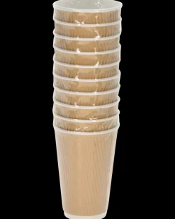 Papkrus rillet 250 ml 10-pak| Engangsservice