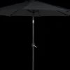 Parasol med tilt Ø3 m - sort| Parasoller Og Parasolfødder