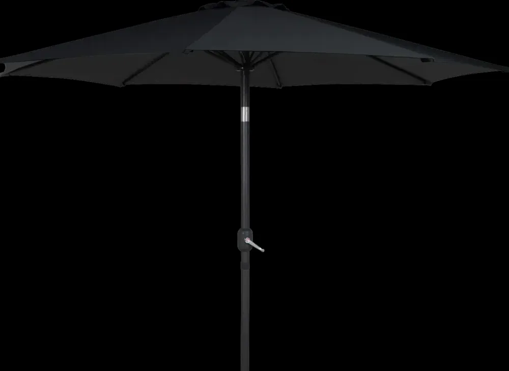 Parasol med tilt Ø3 m - sort| Parasoller Og Parasolfødder