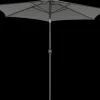 Parasol med tilt Ø3 meter - Grå| Parasoller Og Parasolfødder