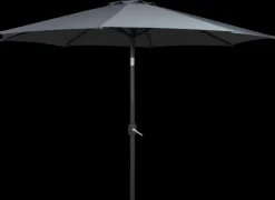 Parasol med tilt Ø3 meter - Grå| Parasoller Og Parasolfødder