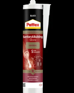 Pattex Sanitet & Byg 280 ml - Sort| Fugemasse Og Silikone