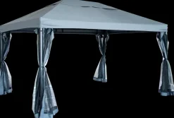 Pavillon 3 x 4 grå| Pavilloner, Partytelte Og Tilbehør