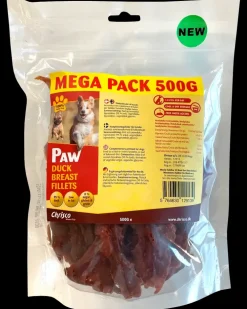 PAW Hundegodbid Breast fillets duck 500 g| Hundefoder, Kattemad Og Godbidder