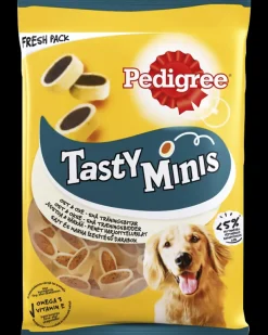 Pedigree Tasty Minis med ost og okse 140 g| Hundefoder, Kattemad Og Godbidder