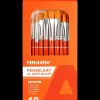 AUREUO Penselsæt til akrylmaling 10 stk. B| Hobbypensler