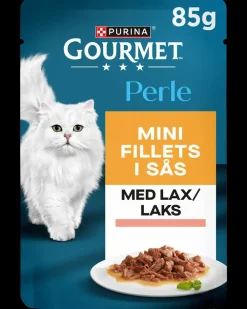Gourmet Perle vådfoder - Laks 85 g| Hundefoder, Kattemad Og Godbidder