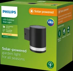 PHILIPS Fyce - solcellevæglampe| Solcellelamper