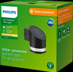 PHILIPS Fyve - solcellevæglampe| Solcellelamper