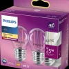 PHILIPS LED-filamentpære 2W E27 2-pak| Led-Pærer