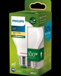 PHILIPS LED-pære 7,3W E27 A60| Led-Pærer