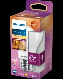 PHILIPS LED-pære 5,9W E27 dæmpbar| Led-Pærer