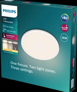 PHILIPS Plafond Ozziet 3-trin Ø30 cm 18W - hvid| Loftslamper Og -Pendler