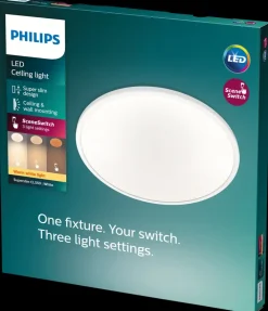 PHILIPS Plafond SceneSwitch slim Ø30cm 18W - hvid| Loftslamper Og -Pendler