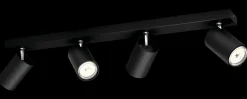 PHILIPS Spotlampe Kosipo GU10 4 spot - sort| Loftslamper Og -Pendler
