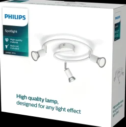 PHILIPS Spotlampe Limbali GU10 3 spot - hvid| Loftslamper Og -Pendler