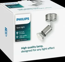 PHILIPS Spotlampe Limbali GU10 1 spot - krom| Loftslamper Og -Pendler