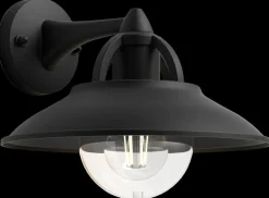 PHILIPS Væglampe Cormorant E27 - sort| Udendørs Væglamper