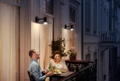 PHILIPS Væglampe Skua E27 - sort| Udendørs Væglamper