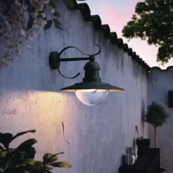 PHILIPS Væglampe Topiary E27 - sort| Udendørs Væglamper