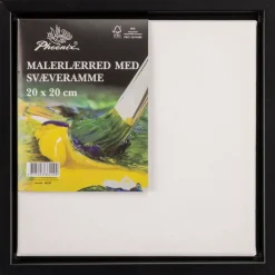 Phoenix Lærred med svæveramme 20 x 20 cm| Svæverammer|Malerlærreder