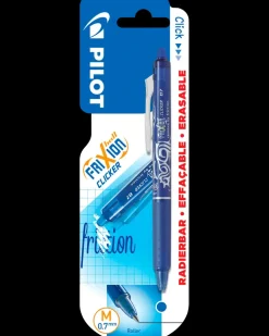 PILOT FriXion Clicker Kuglepen - blå| Kontorartikler