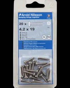 Arvid Nilsson Pladeskrue A4 4,2 x 19 mm 20-pak| Skruer