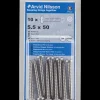 Arvid Nilsson Pladeskrue A4 5,5 x 50 mm 10-pak| Skruer