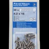 Arvid Nilsson Pladeskrue A4 4,2 x 16 mm 20-pak| Skruer
