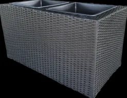 Plantekasse 88 x 45 x 45 cm - sort| Potter, Krukker Og Plantemøbler